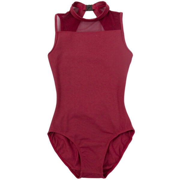 Elegant Mesh Lined Leotard - Image 2